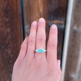 Turquoise Horizontal Ring - Size 6.5